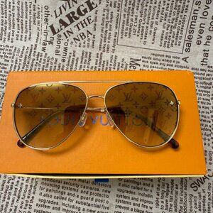 Louis Vuitton Gold Frame Sunglasses